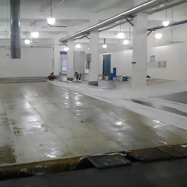 南宁防腐蚀地坪,环氧玻纤地坪，玻纤工业地坪，环氧玻纤布地坪,乙烯基玻纤布地坪产品图3